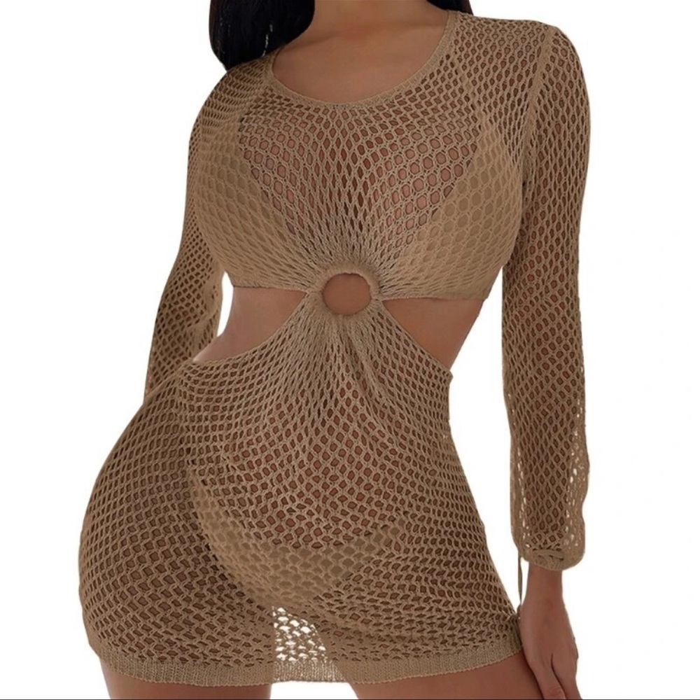 Womens Sexy Hollow out Swimsuit Cover Up